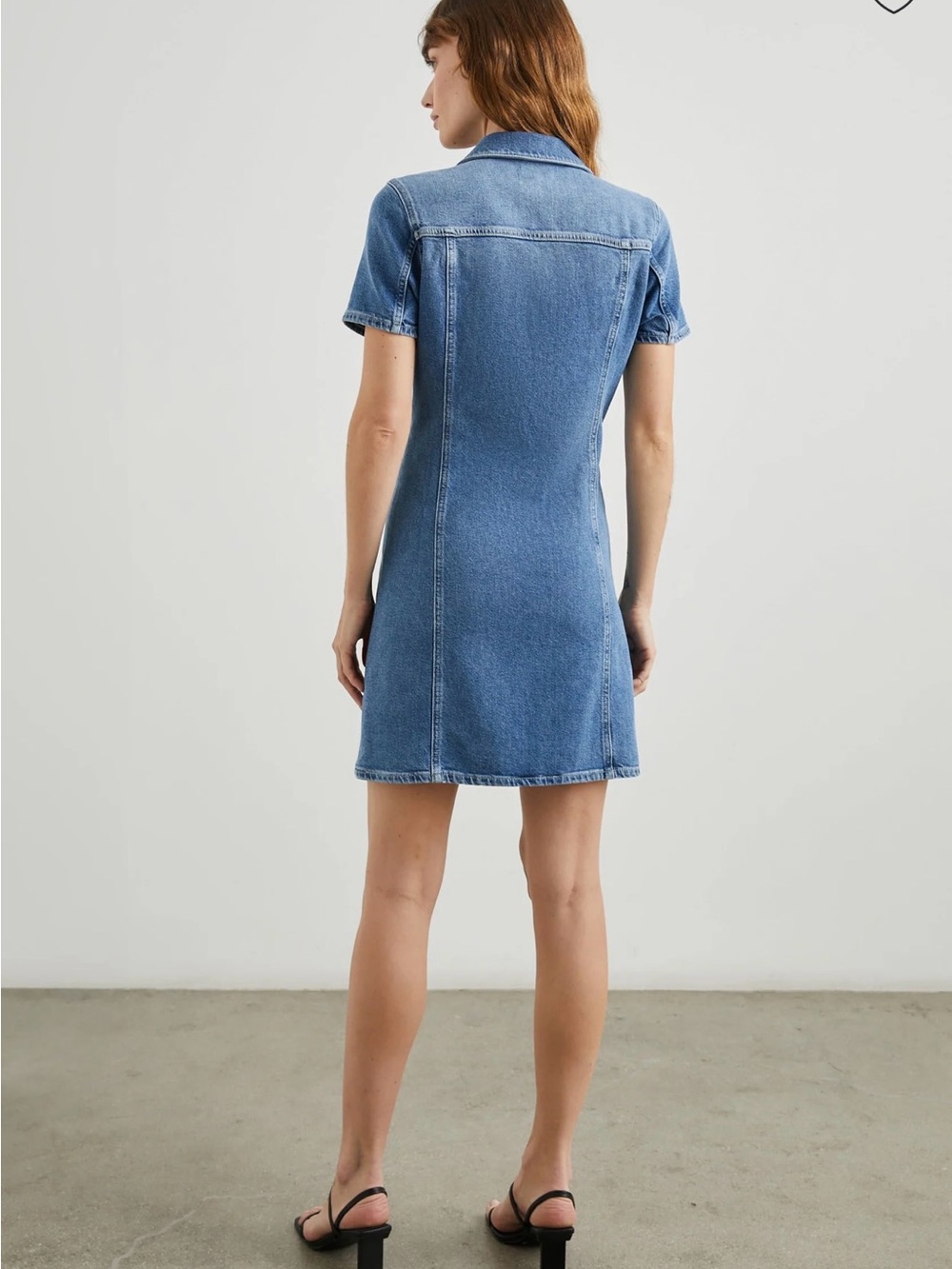 Rails Pasadena Button Front Denim Minidress - Picture 11 of 12